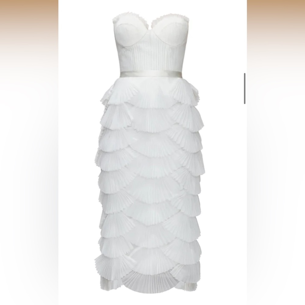 Andrea Iyamah Ari Corset Top and Midi Skirt Bridal Set